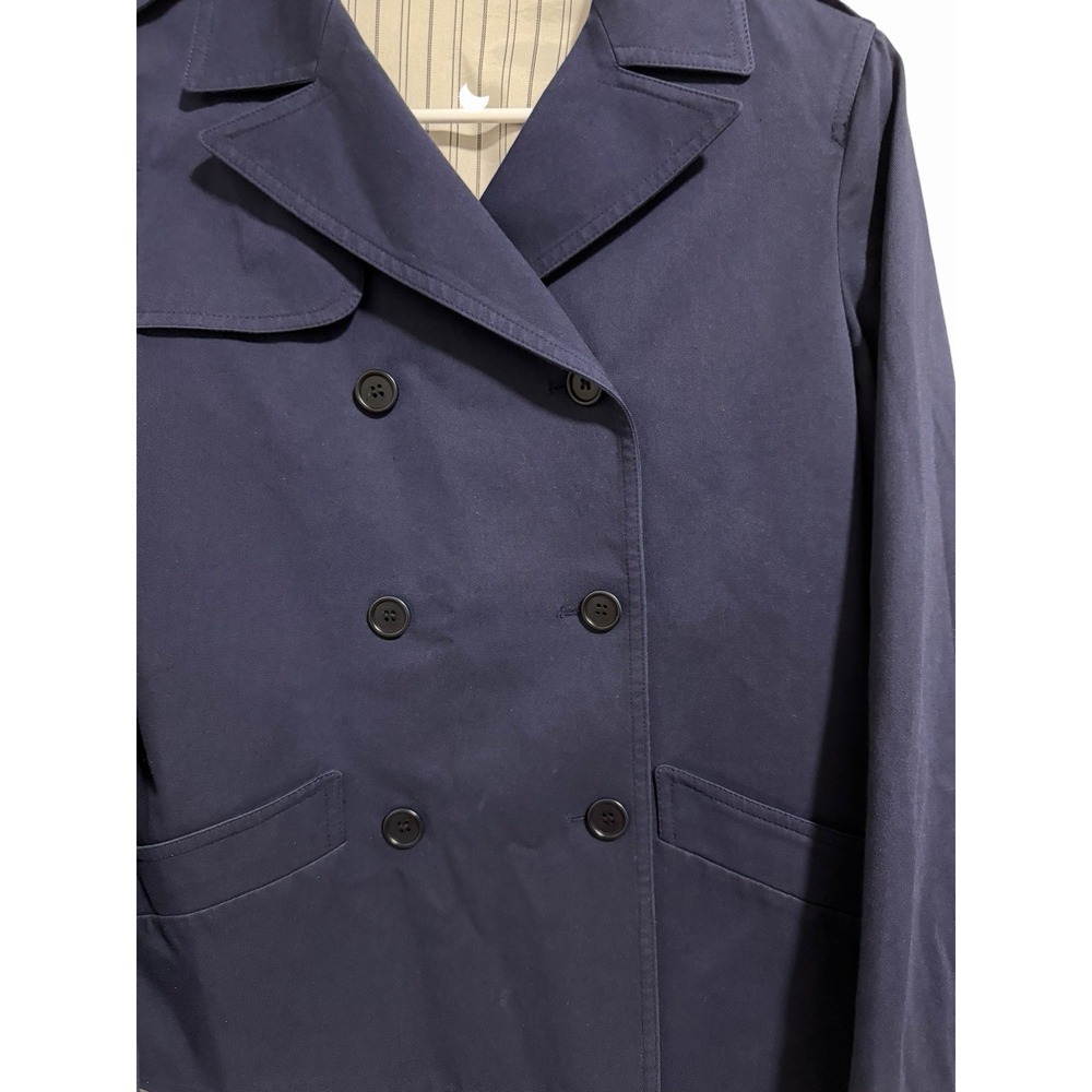 Theory Double Breasted Navy Blue Blazer Jacket Women's Size Small - Picture 9 of 13